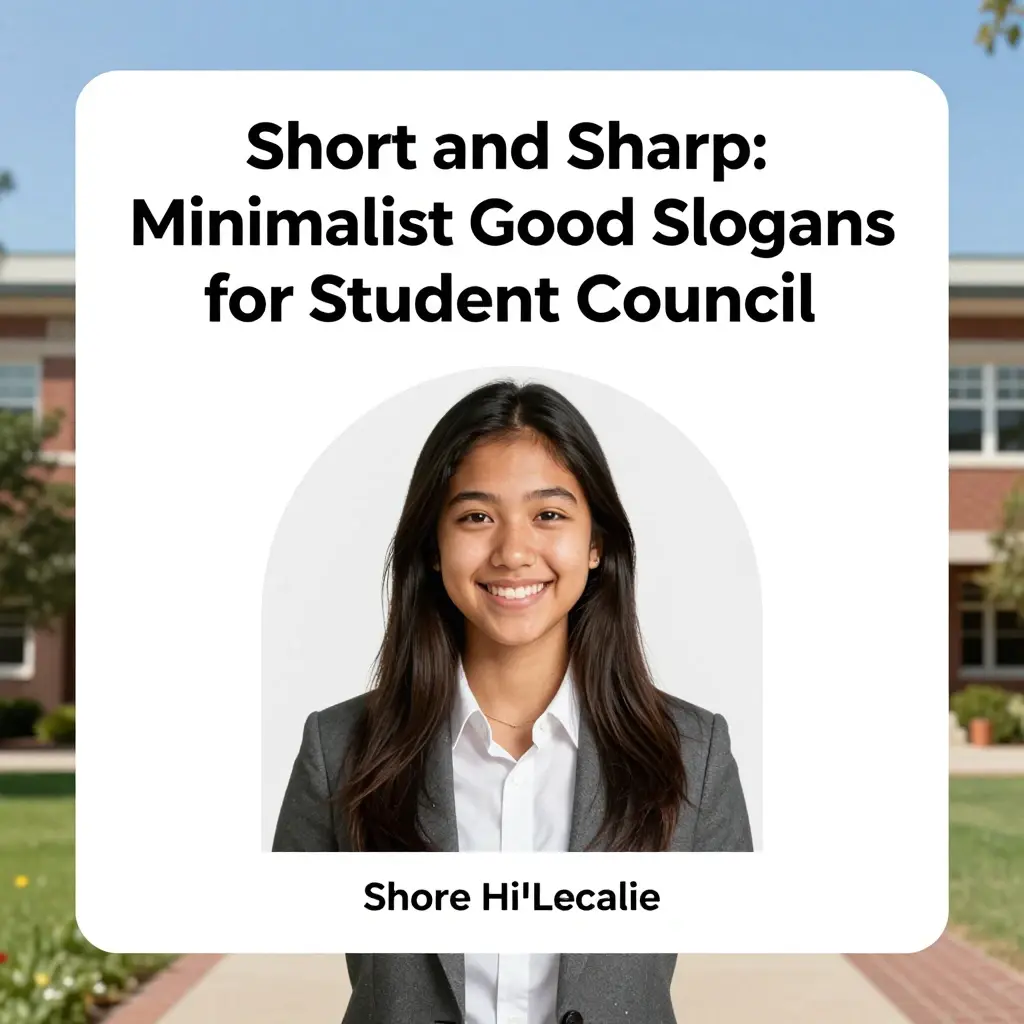 good slogans for student council