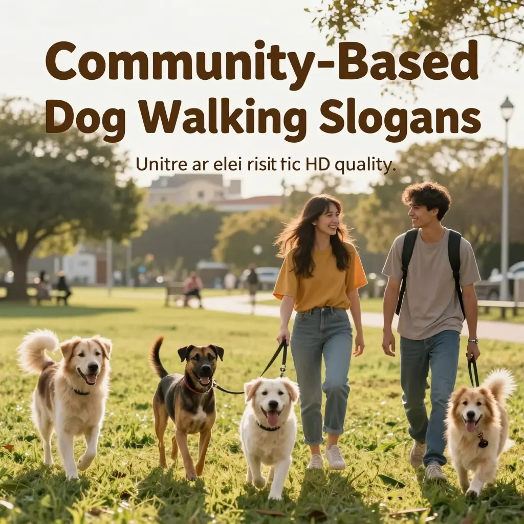 dog walking slogans