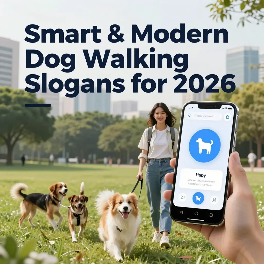 dog walking slogans