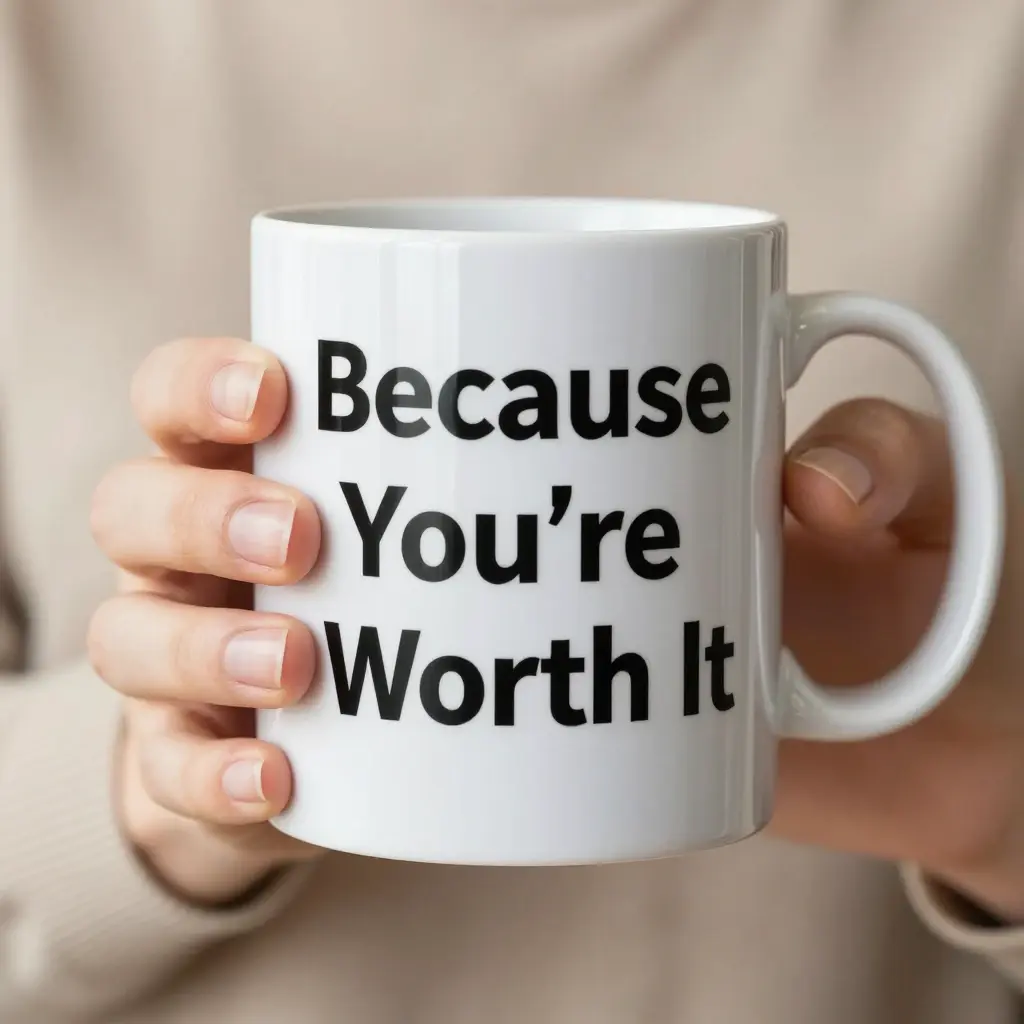 because you're worth it slogan