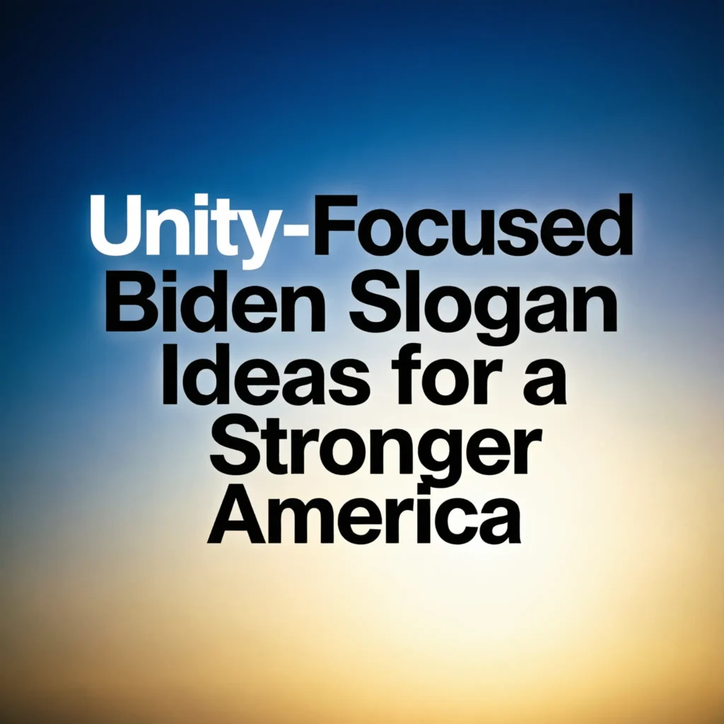 biden slogan