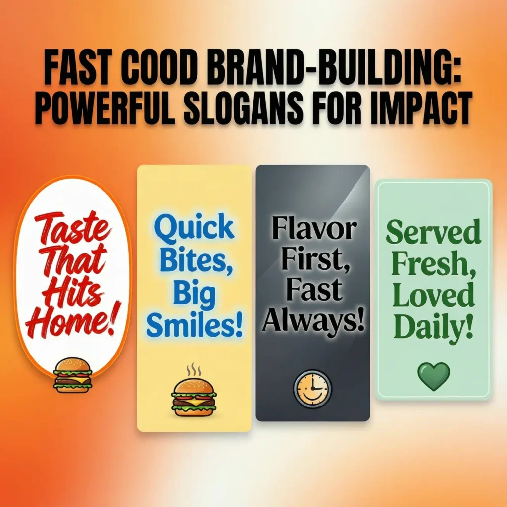 slogans for fast food