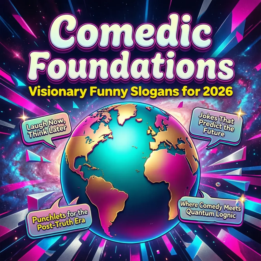 Comedic Foundations: Visionary Funny Slogans for 2026