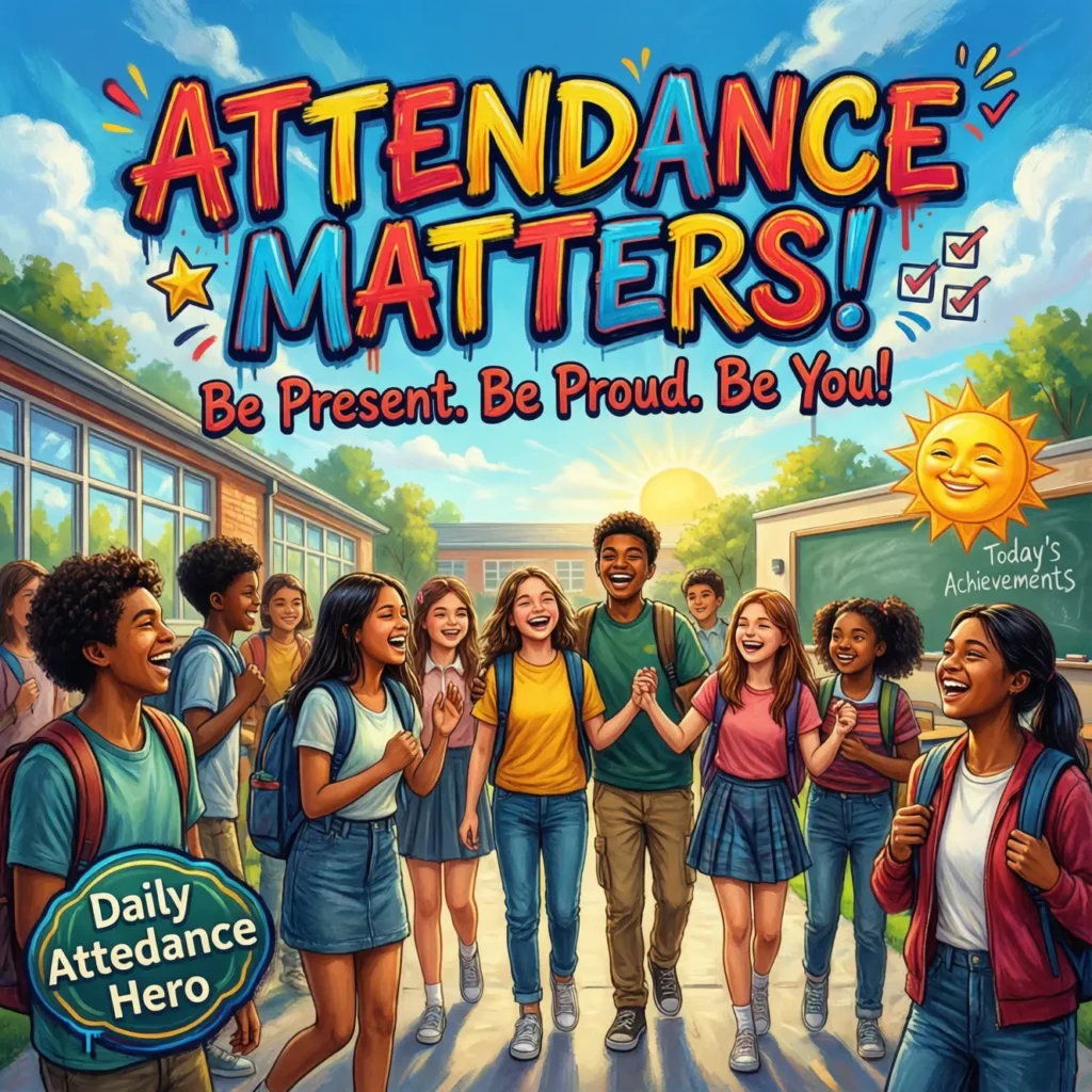 school attendance slogans