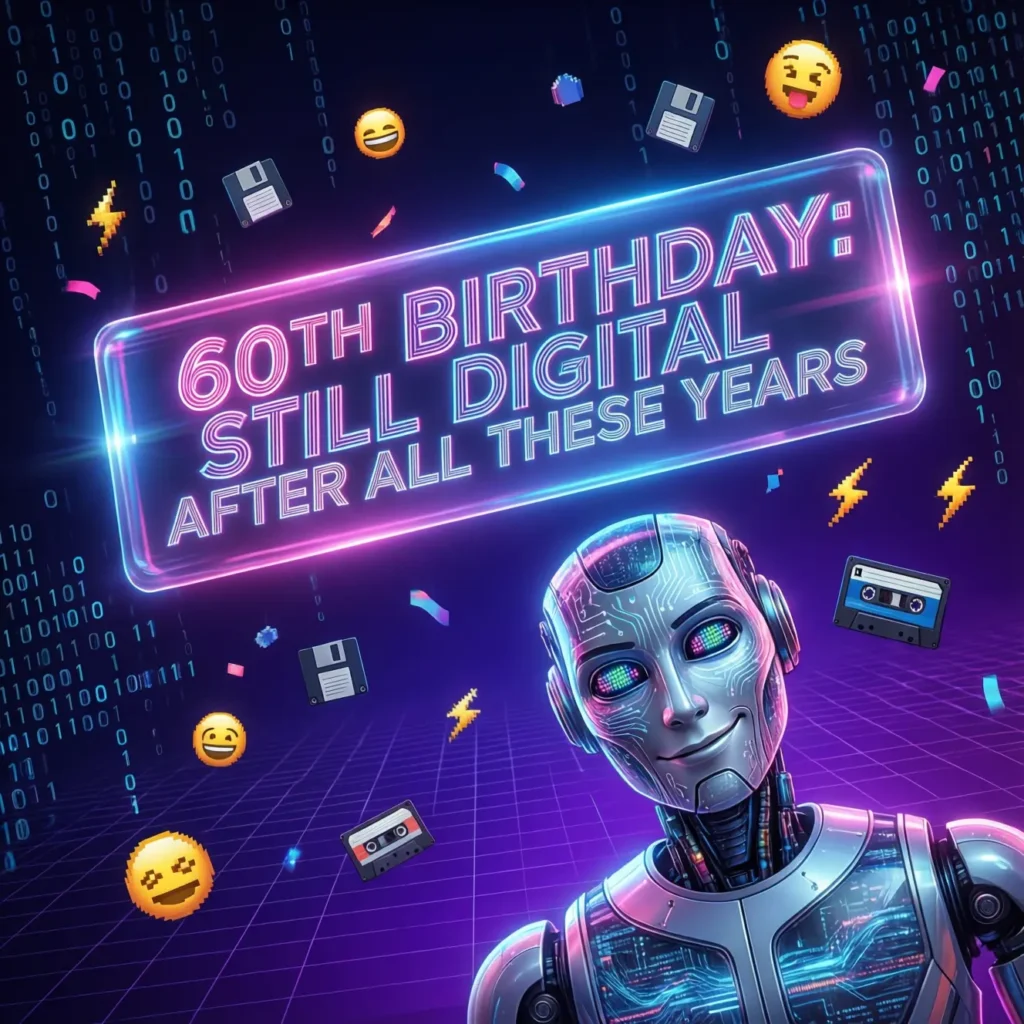 funny 60th birthday slogans