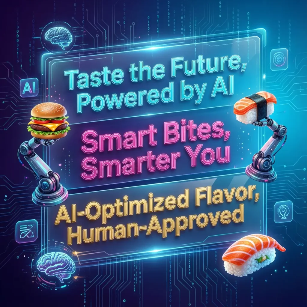 Tech-Forward: Digital and AI-Era Popular Food Slogans