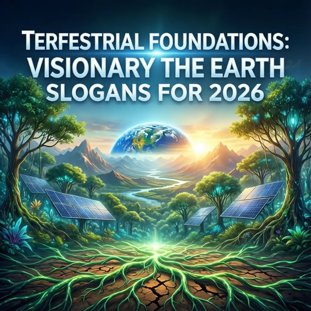 Terrestrial Foundations: Visionary Save the Earth Slogans for 2026