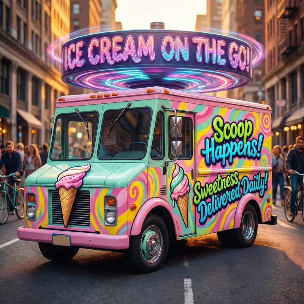 ice cream truck slogans