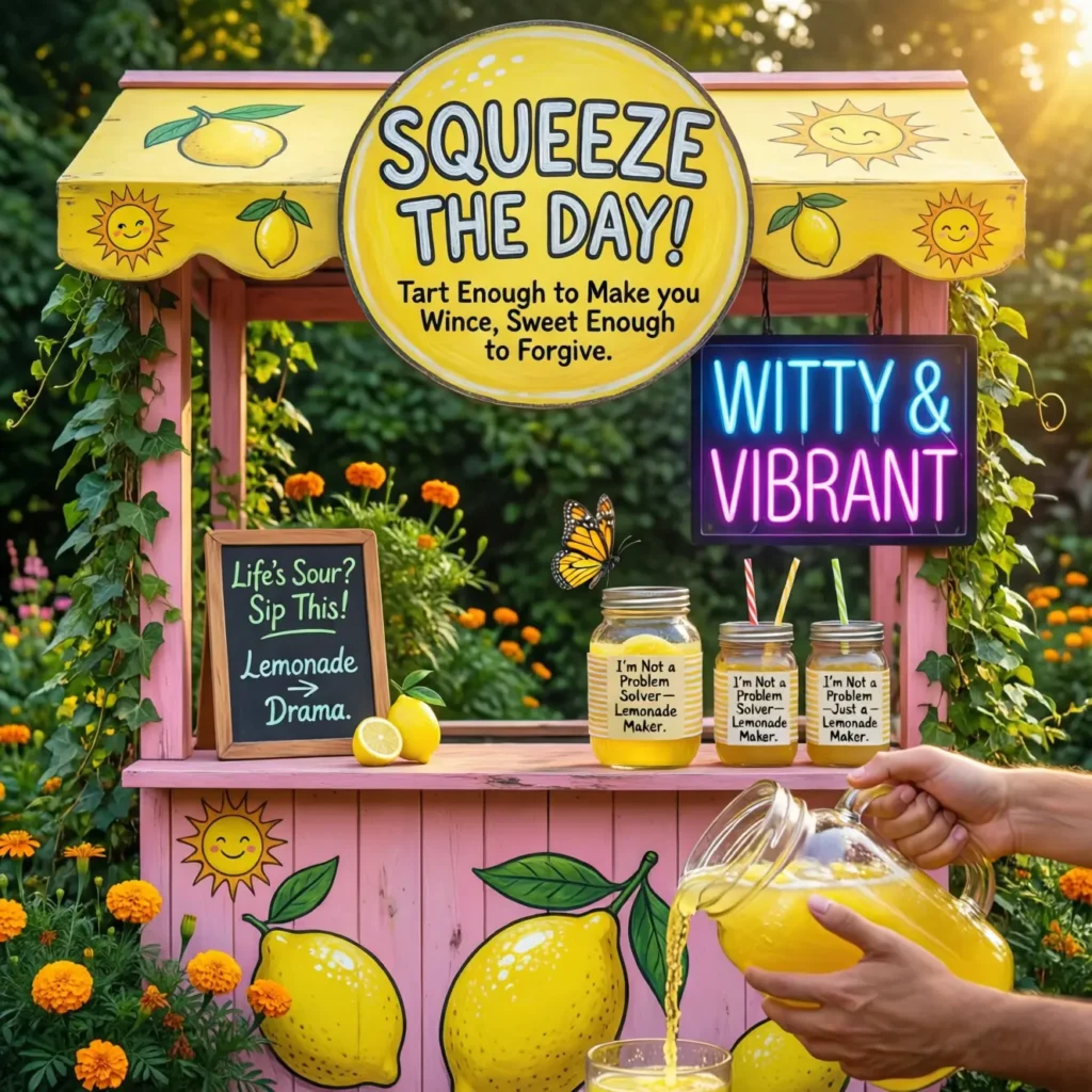 lemonade stand slogans