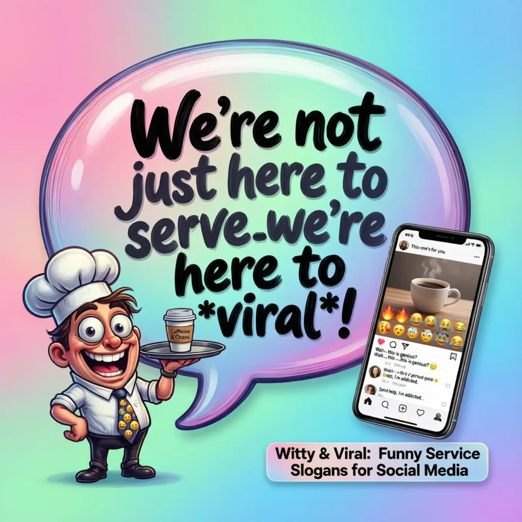 Witty and Viral: Funny Service Slogans for Social Media