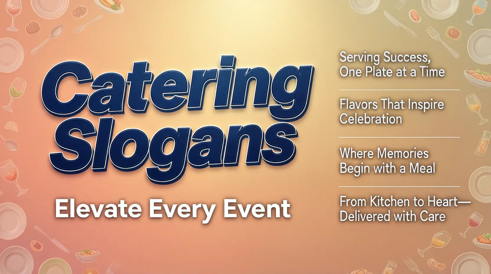 catering slogans