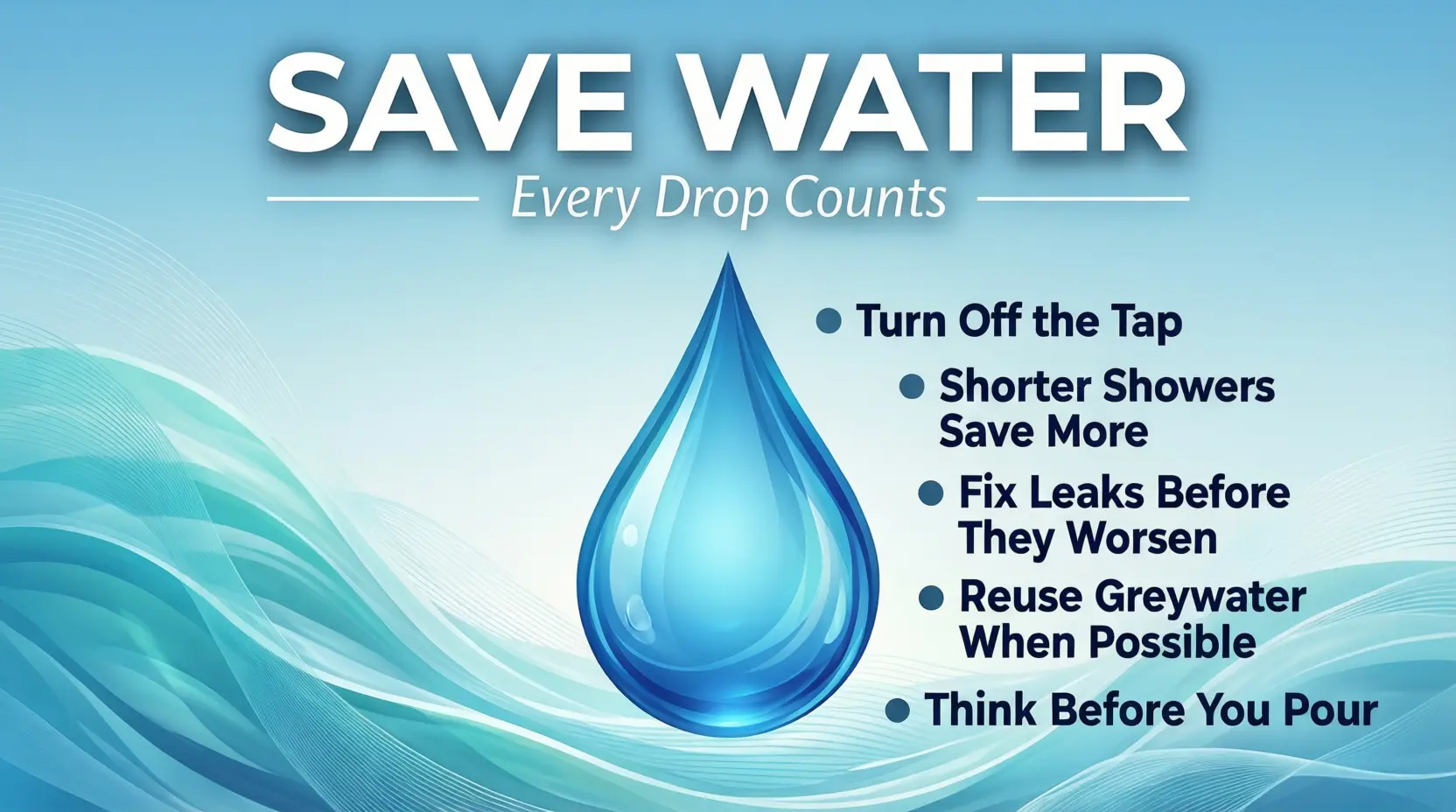 slogans for saving water