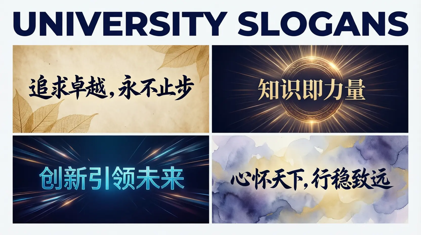 university slogans
