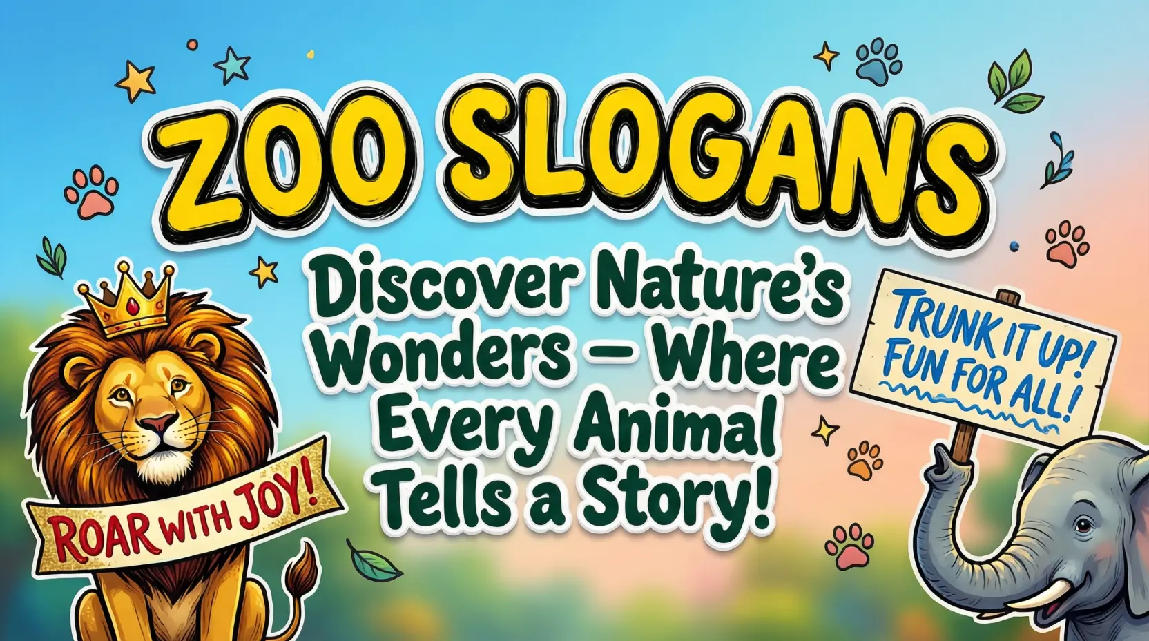 zoo slogans