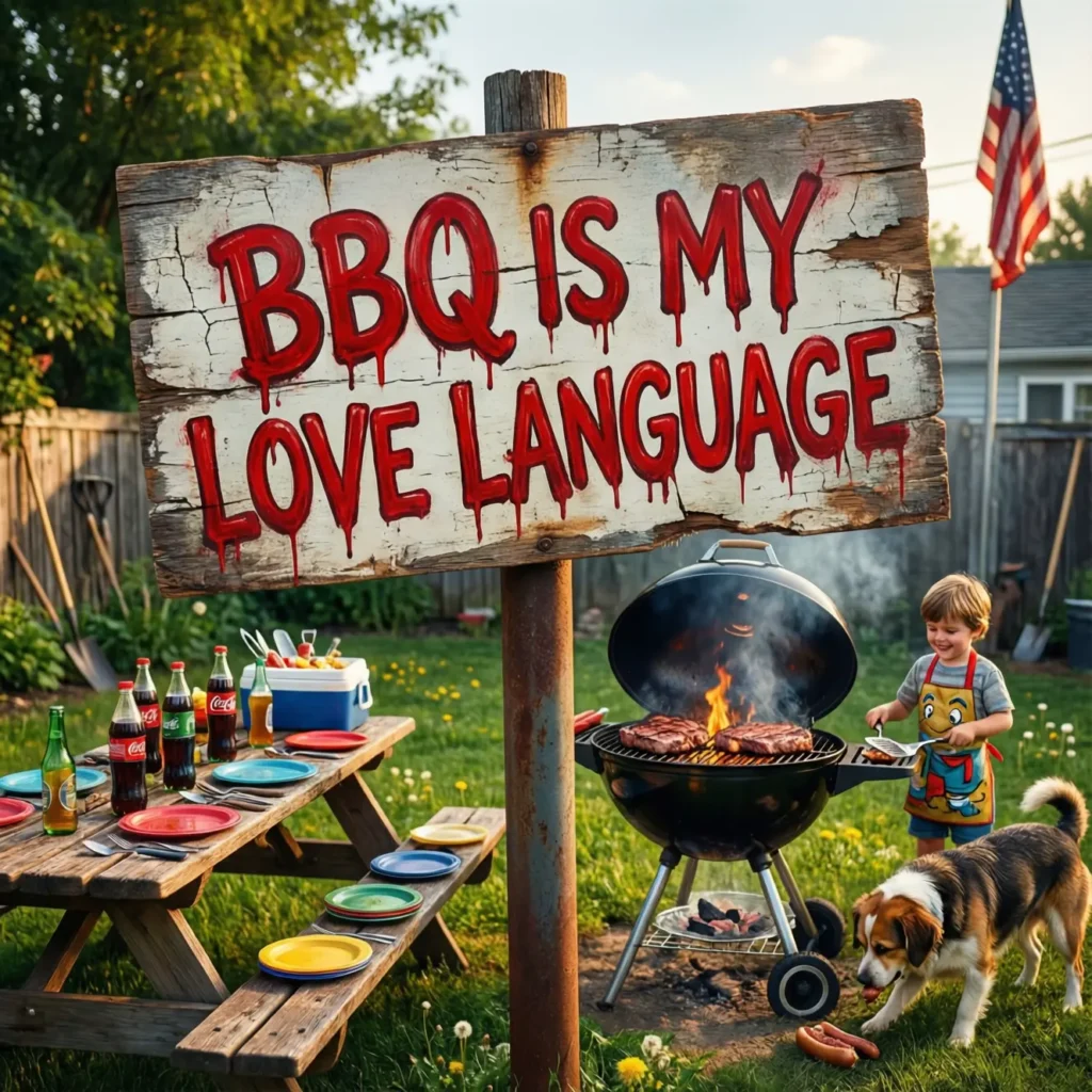 funny bbq slogans