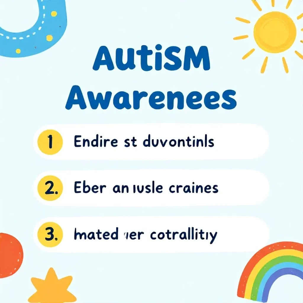 autism awareness slogans