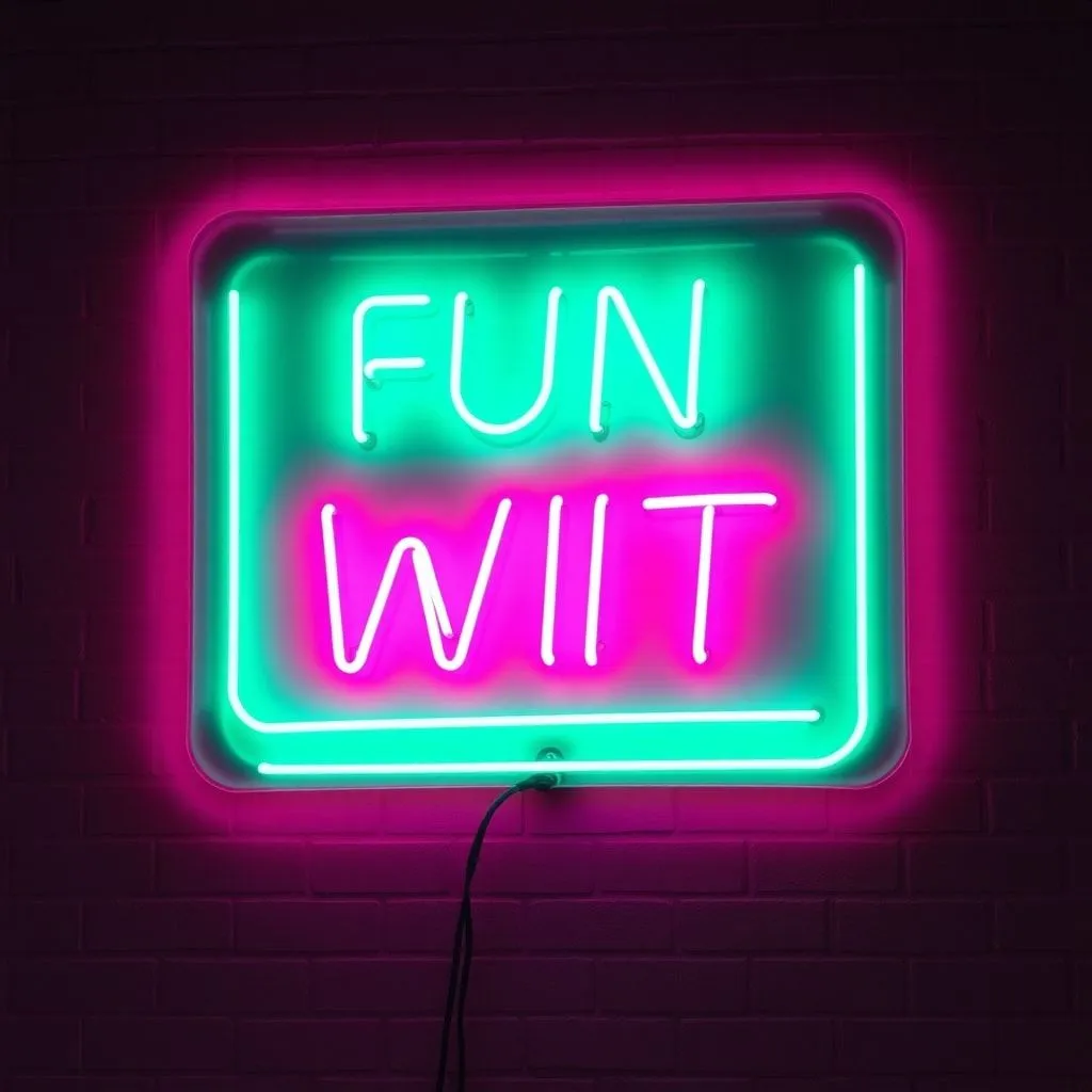 neon slogans