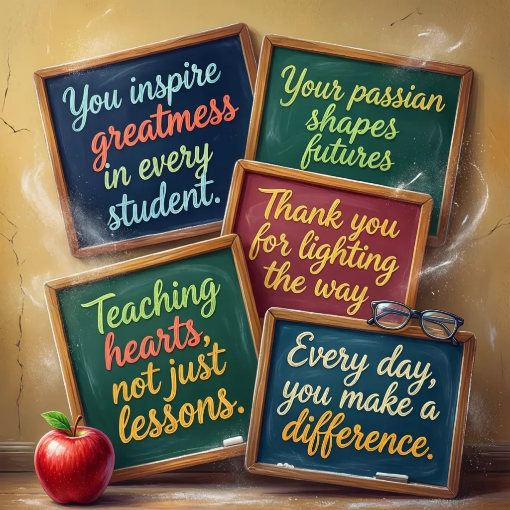 teacher appreciation slogans