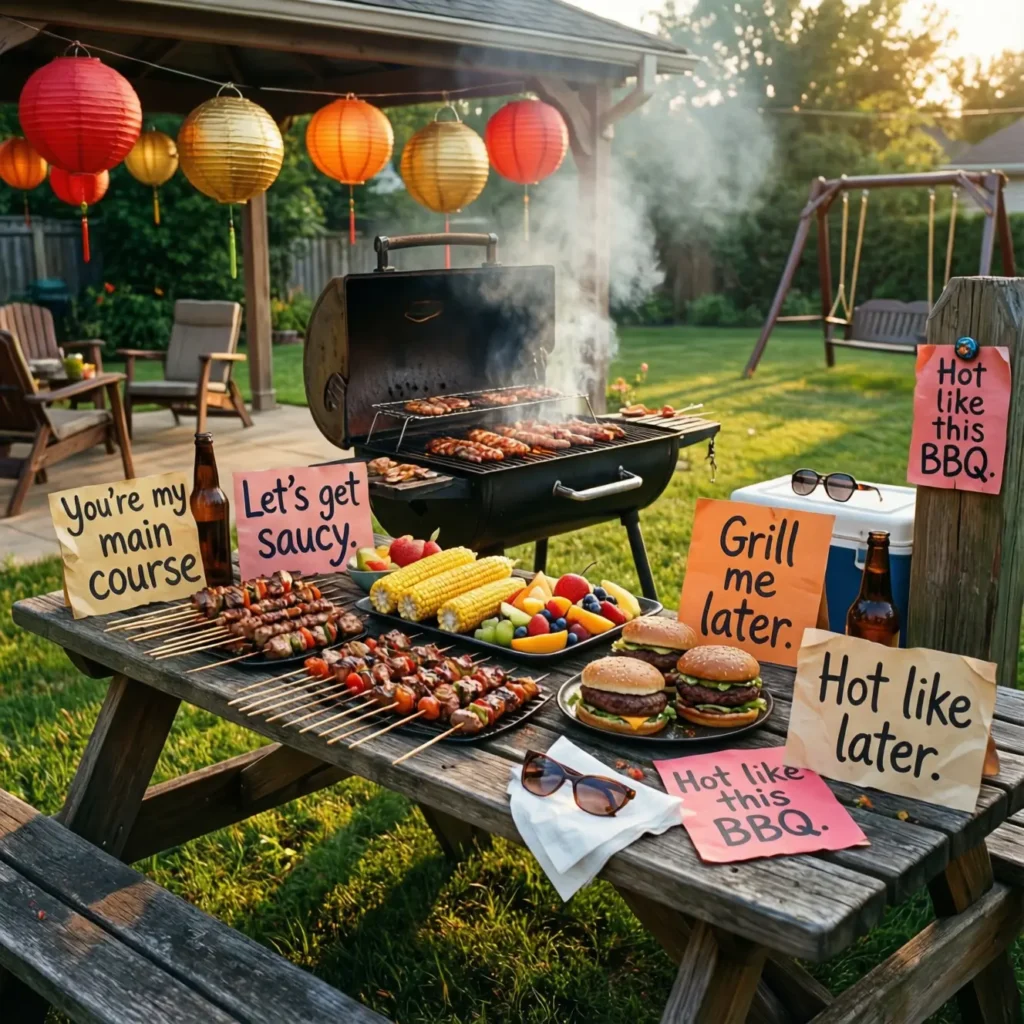 funny bbq slogans