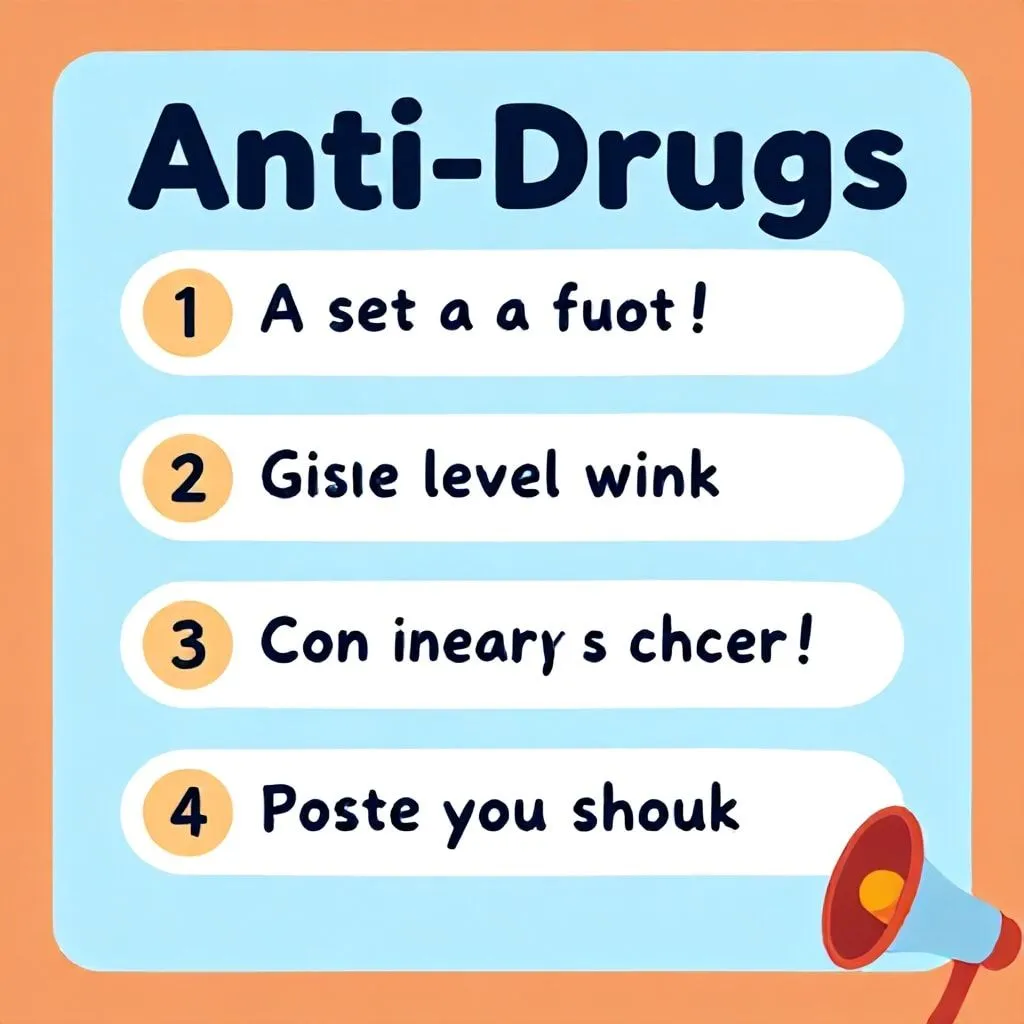 anti drugs slogans