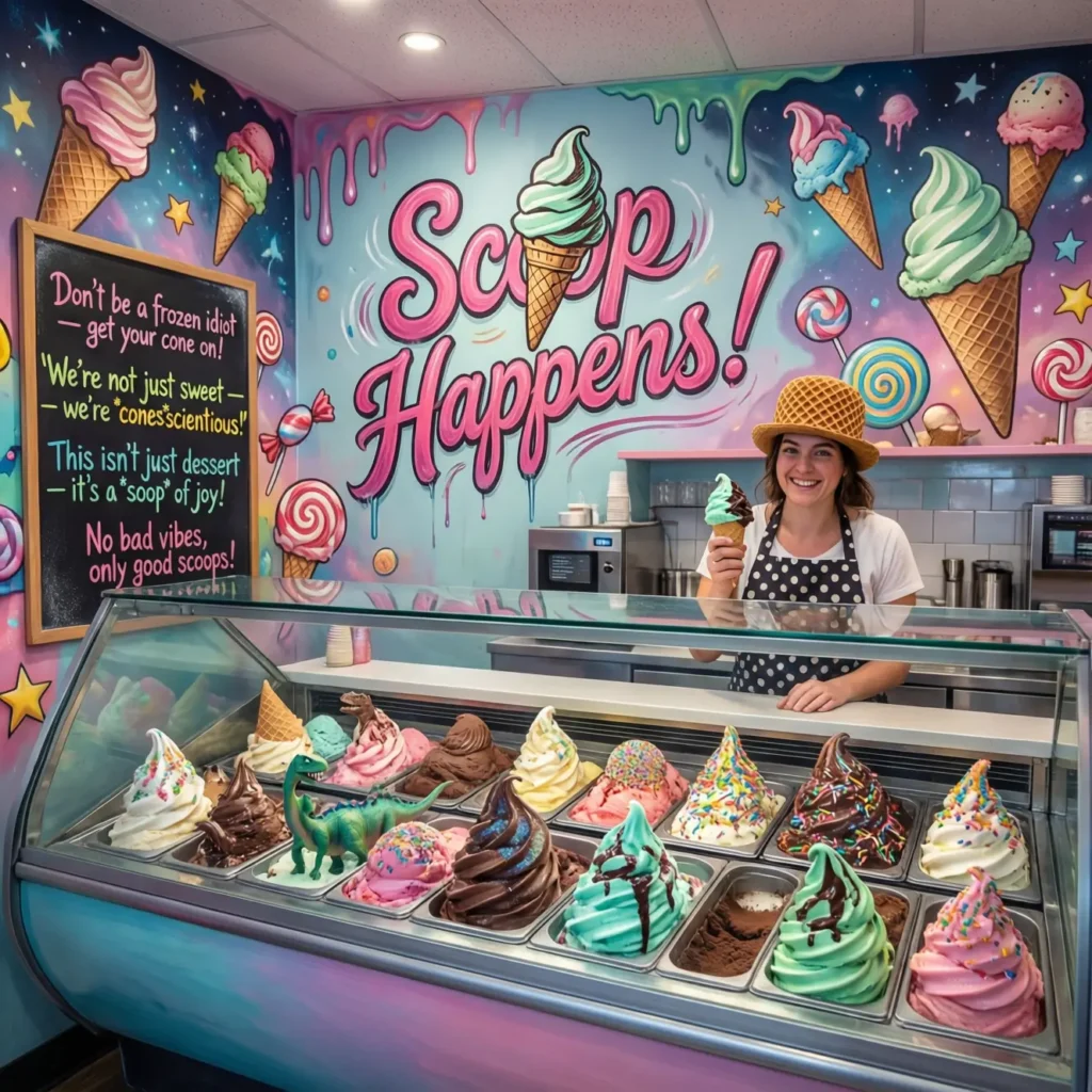 ice cream shop slogans