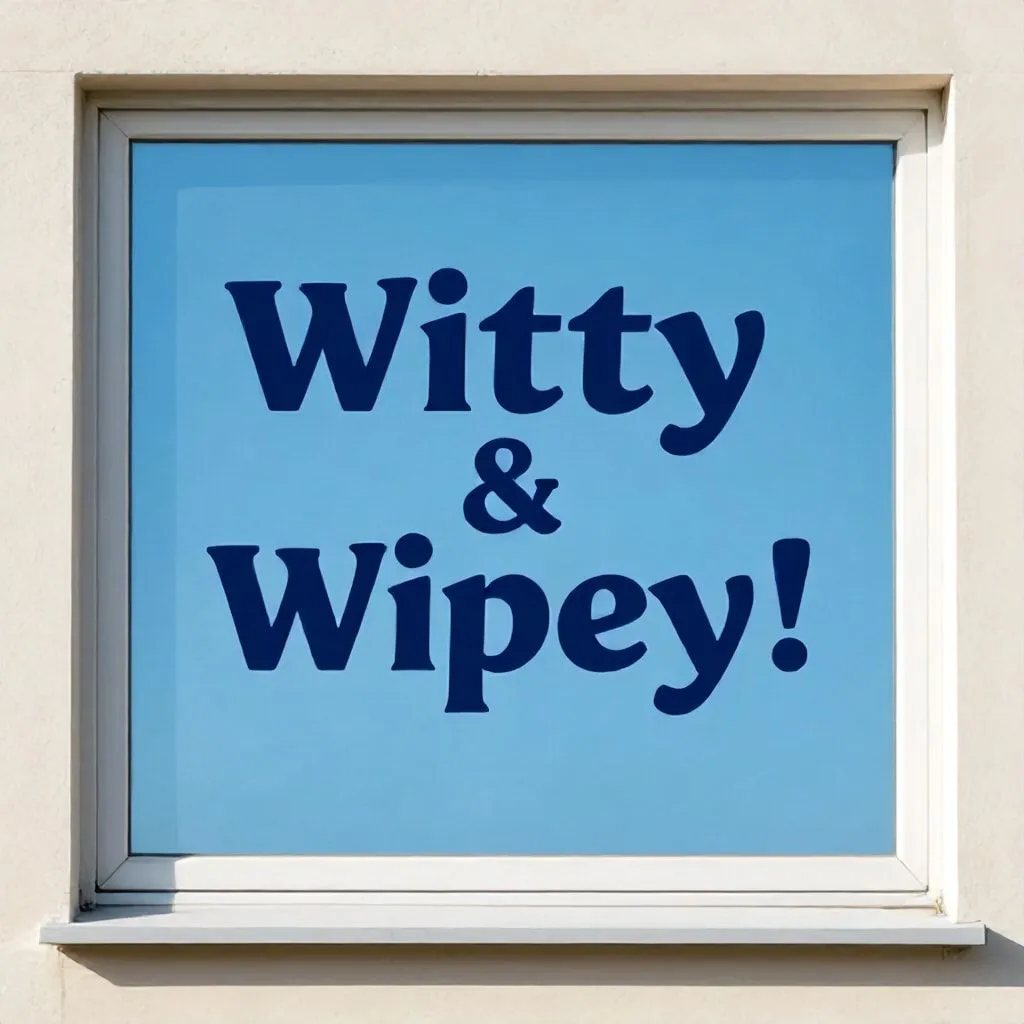 window cleaning slogans