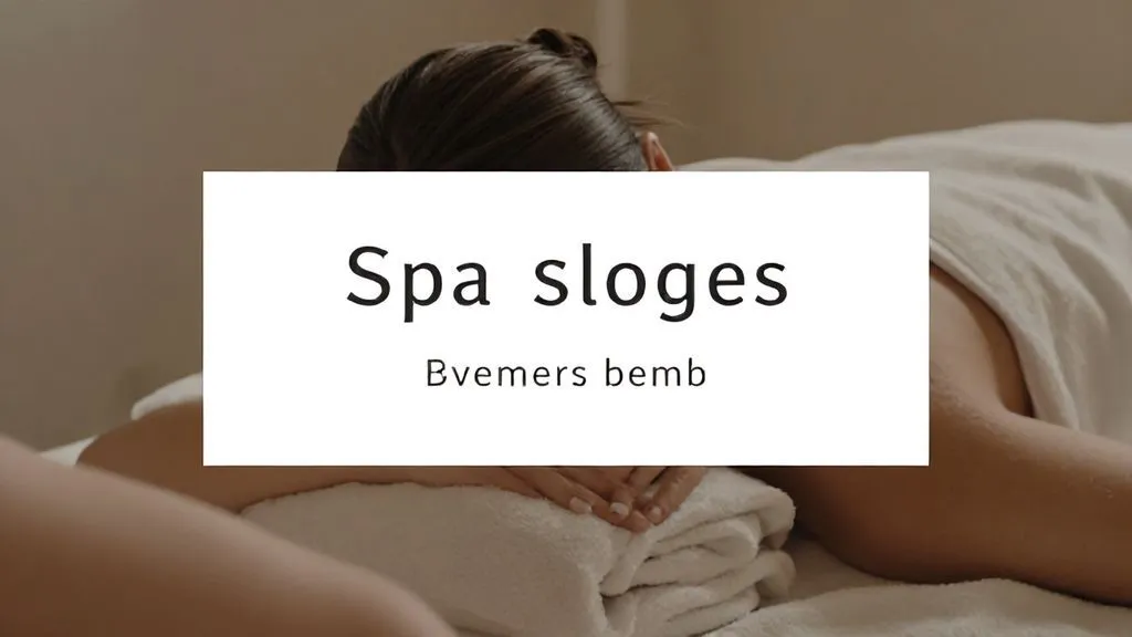 spa slogans