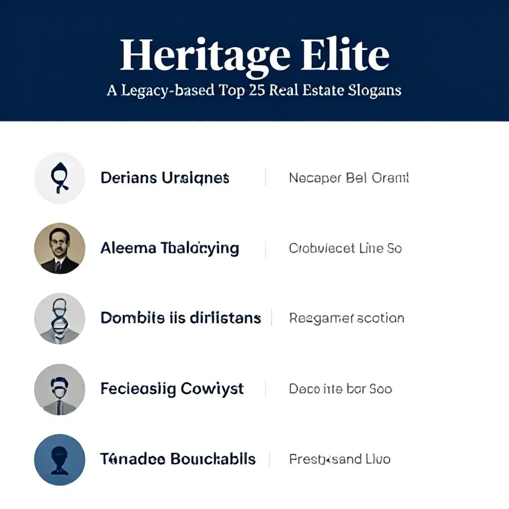 top 25 real estate slogans