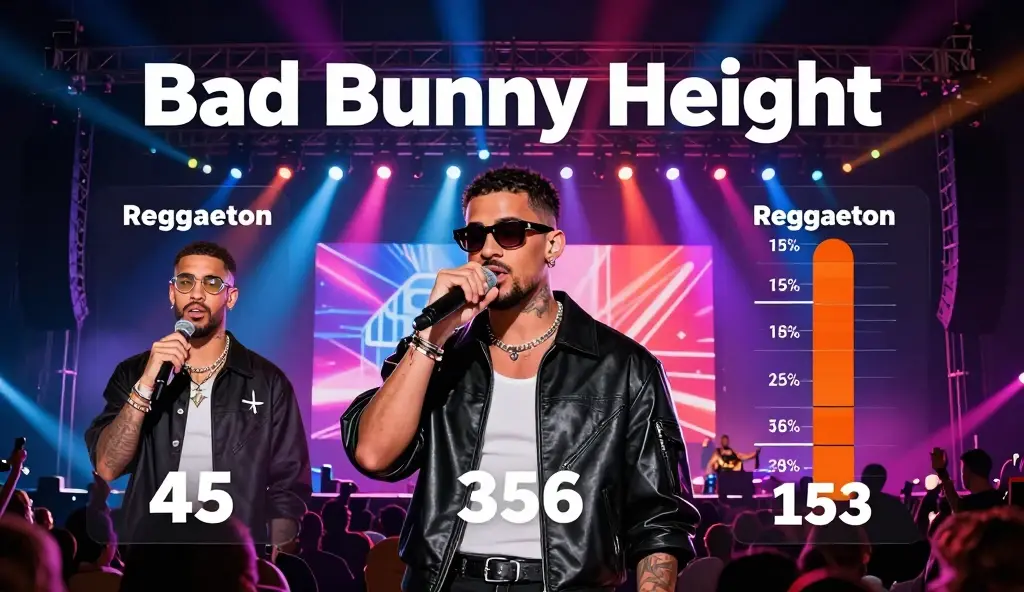 bad bunny height