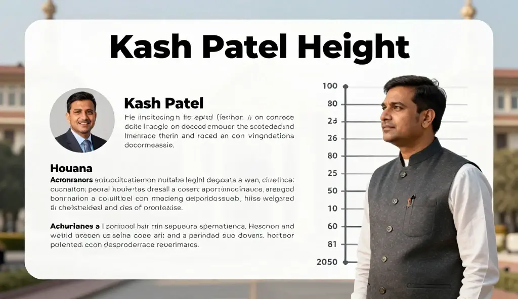 kash patel height