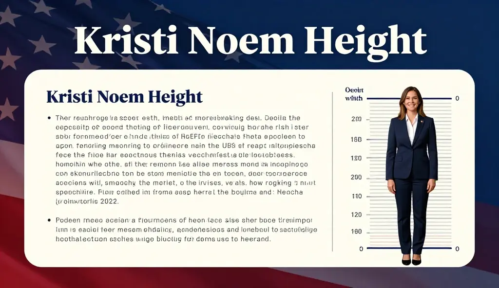 kristi noem height