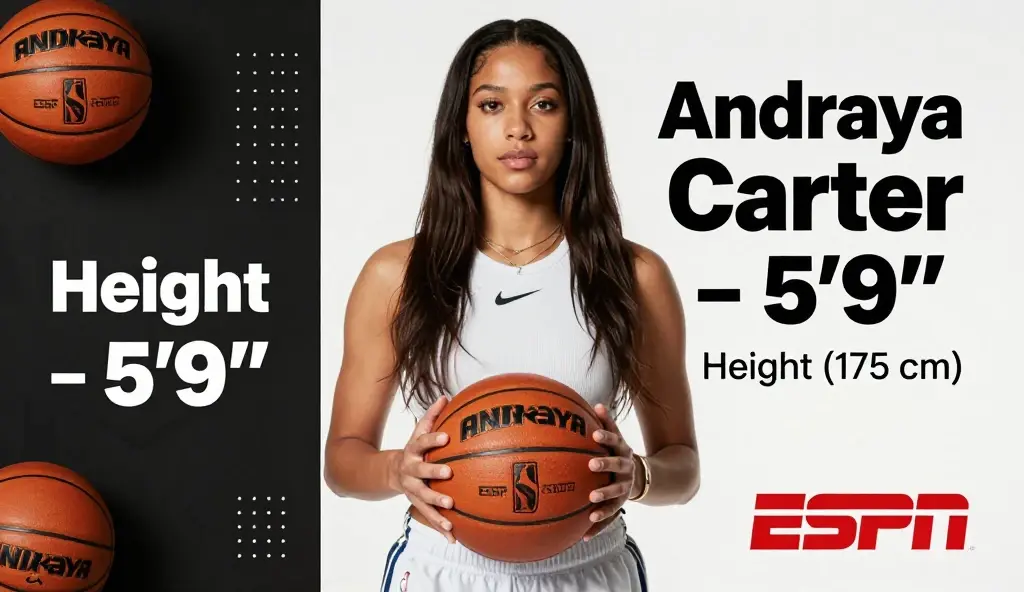 andraya carter height