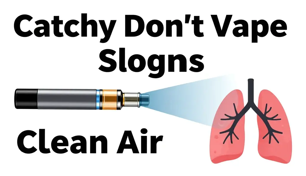 catchy don't vape slogans