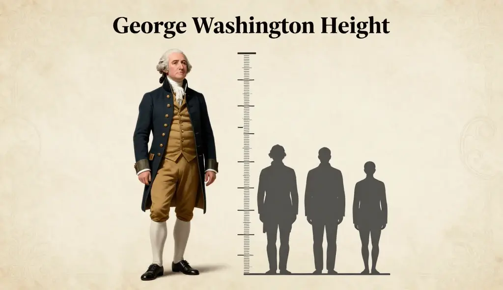 george washington height