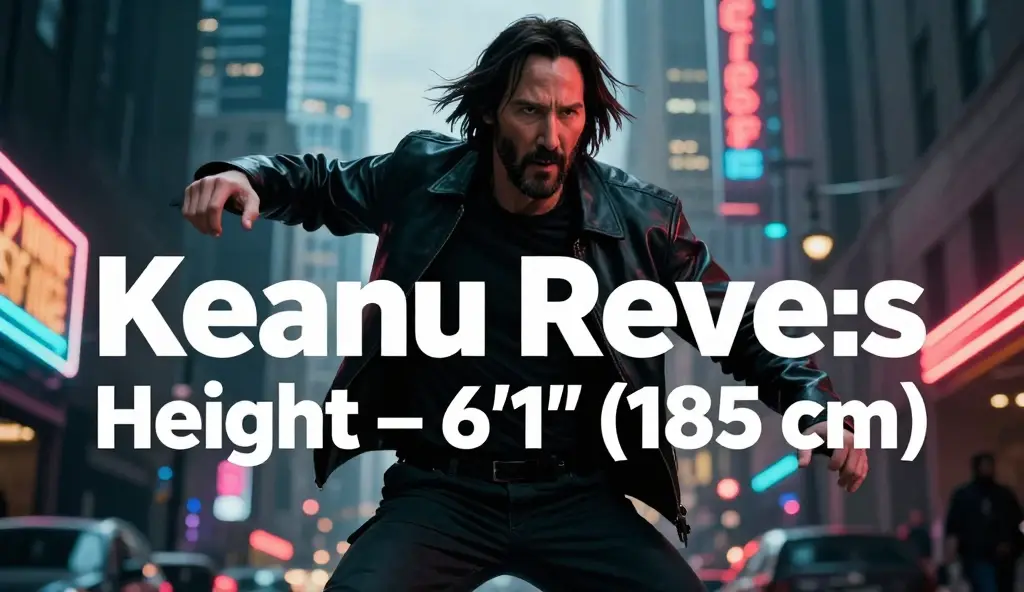 keanu reeves height