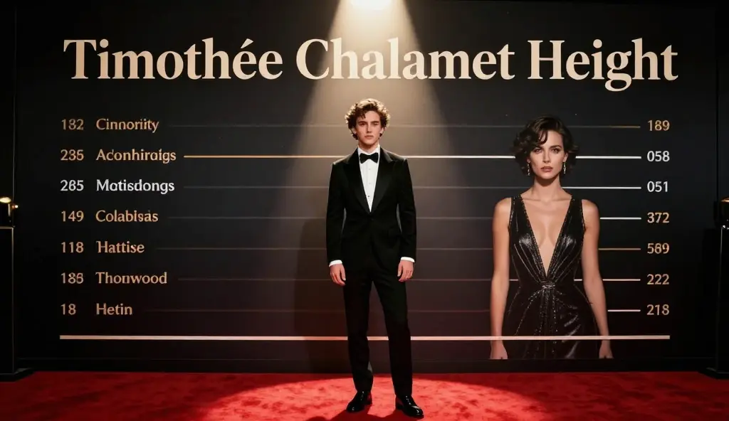 timothée chalamet height